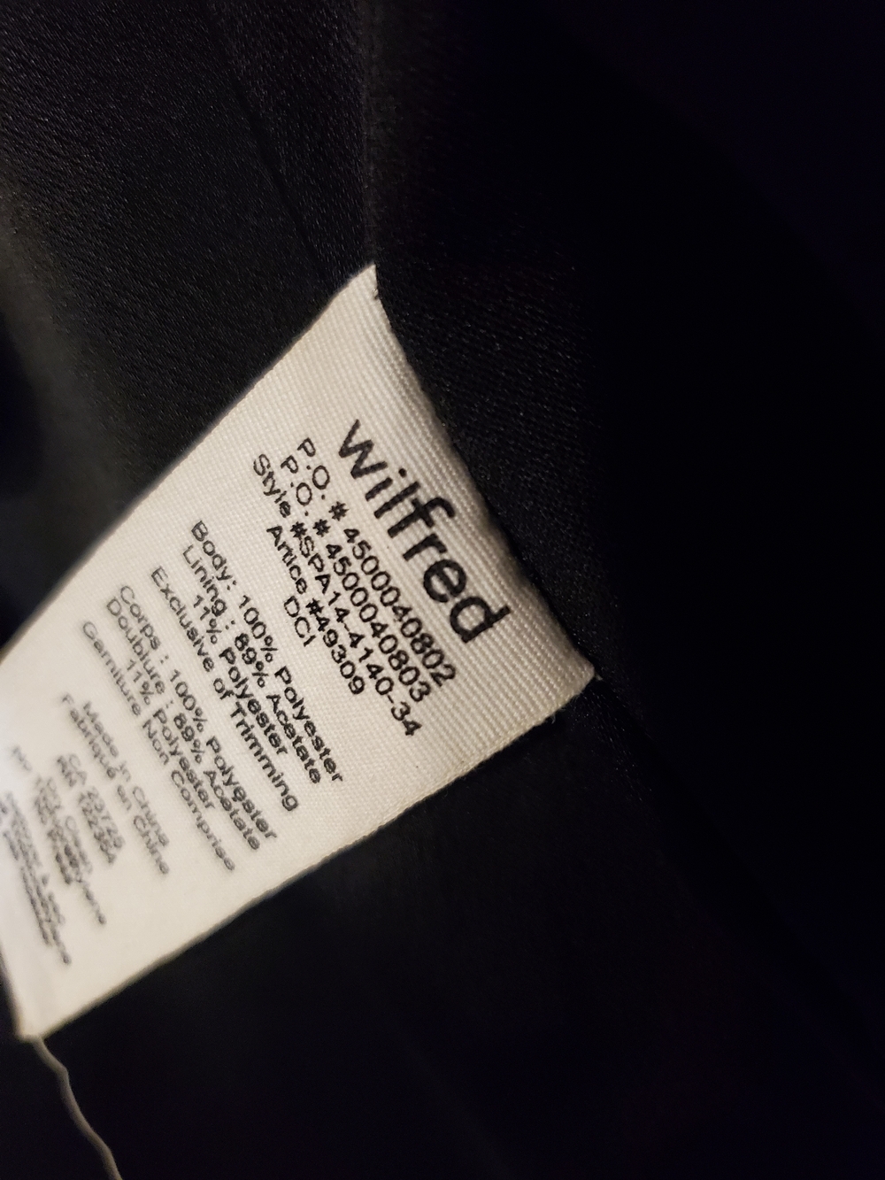 Wilfred Black Vest Fluffy Good Condition Comfy Size Small - Picture 5 of 7